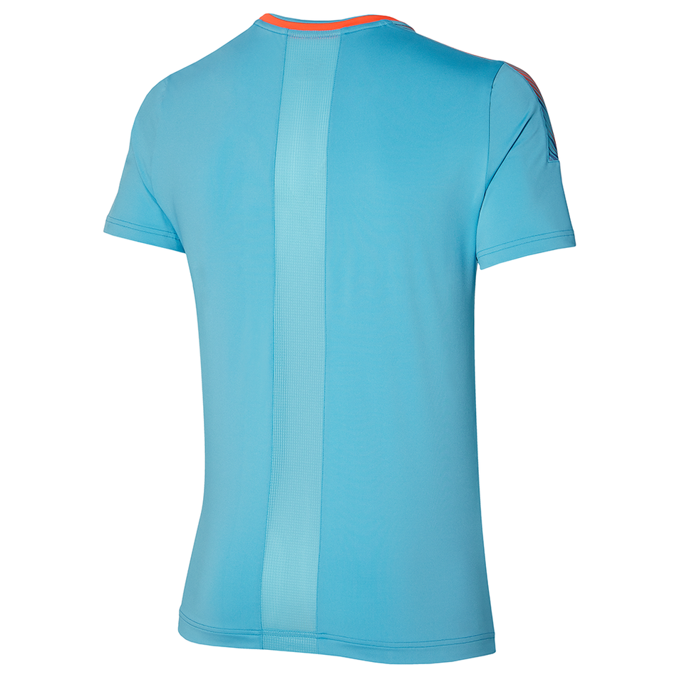 Mizuno Shadow Tee Maui Blue